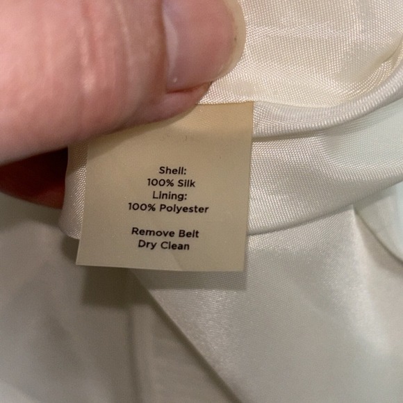 Talbots Floral Silk Dress Lagoon Blue Color Sz8 sleeveless careerwear - Picture 10 of 10